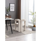 Sedia Accent/da Pranzo in Tessuto con Design Contemporaneo / Sedie Laterali a Botte Sedia da Cucina per Soggiorno Set da 2