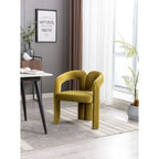 Sedia Accent/da Pranzo in Tessuto con Design Contemporaneo / Sedie Laterali a Botte Sedia da Cucina per Soggiorno Set da 2