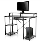 Scrivania Nera per Computer