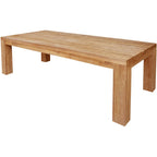 Tavolo da pranzo rettangolare Chic Teak Marbella in teak riciclato, 259 cm
