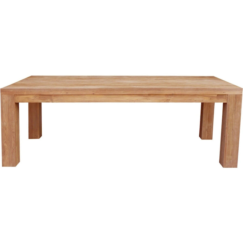 Tavolo da pranzo rettangolare Chic Teak Marbella in teak riciclato, 259 cm