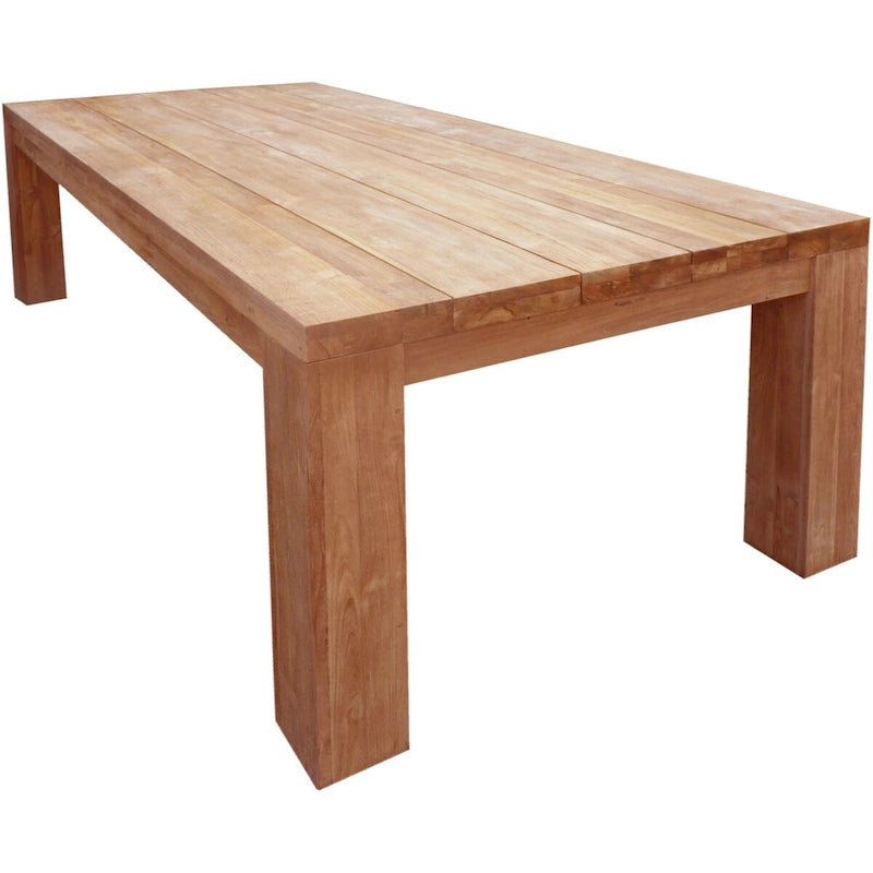Tavolo da pranzo rettangolare Chic Teak Marbella in teak riciclato, 259 cm