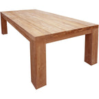 Tavolo da pranzo rettangolare Chic Teak Marbella in teak riciclato, 259 cm