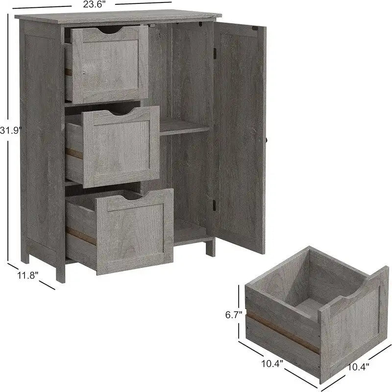 Mobiletto bagno a terra